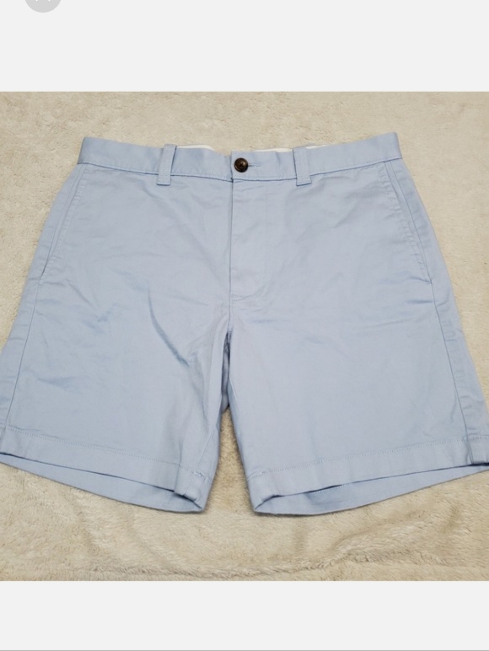 J. Crew Blue‎ 7" Inseam Cotton Shorts Men 31 Casual Classic Old Money Capsule
